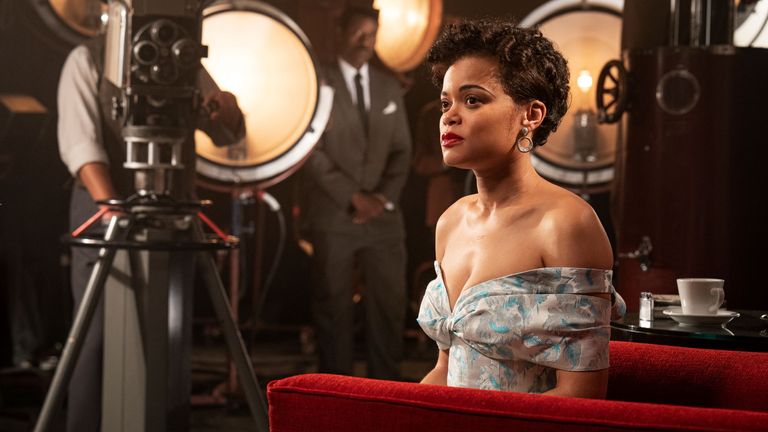 Andra Day as Billie Holiday in The United States vs Billie Holiday. Pic: Paramount Pictures Corporation/ Sky UK