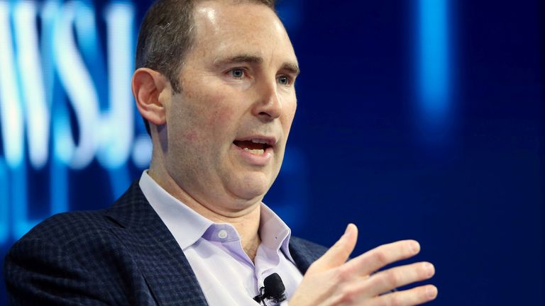 Andy Jassy, CEO Amazon Web Services, speaks at the WSJD Live conference in Laguna Beach, California, U.S., October 25, 2016. 
