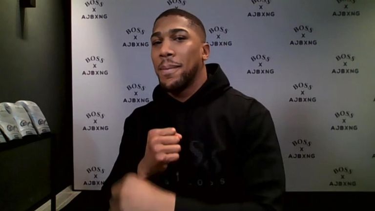 Anthony Joshua says &#34;he&#39;s looking for a date in June&#34; for the much anticipated fight with Tyson Fury.