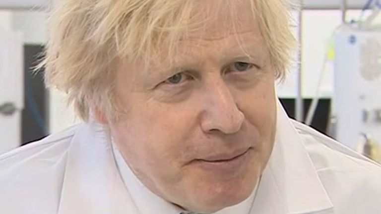 Boris Johnson says he is optimistic about the route out of lockdown
