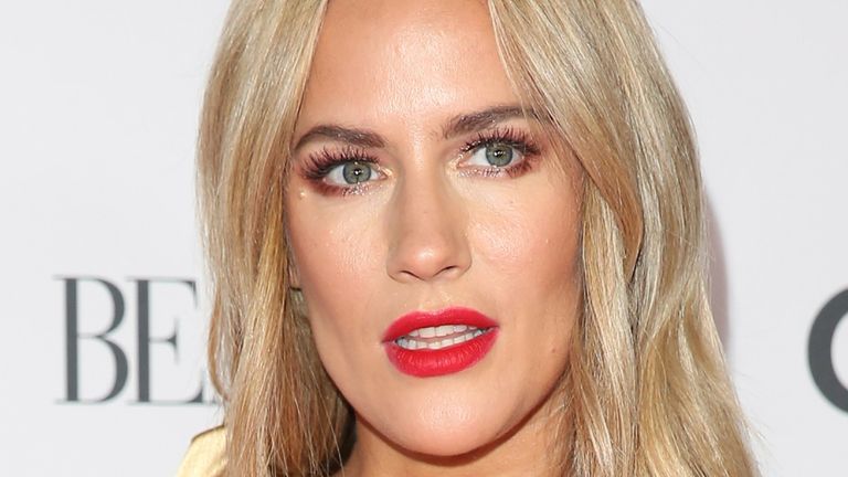 Caroline Flack at the Beauty Awards 2019 in London. Pic: AP