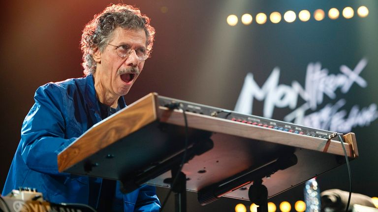 Chick Corea with Return to Forever IV in 2011. Pic: AP
