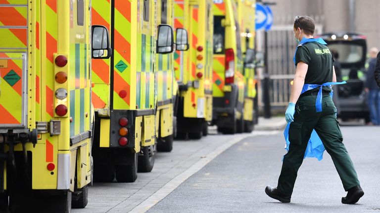 COVID-19: England and Wales record second highest weekly coronavirus deaths  since pandemic began | UK News | Sky News