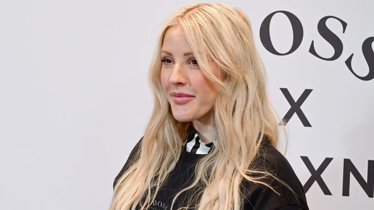 Ellie Goulding&#39;s first public appearance since announcing she is pregnant with her first child