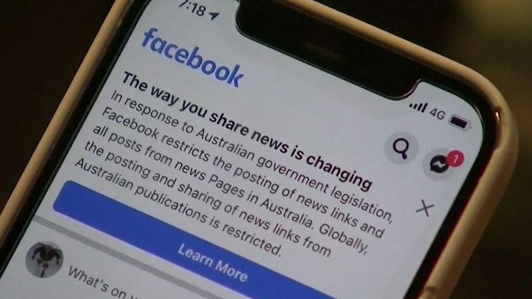 Facebook et l'Australie sont en désaccord sur les articles de presse