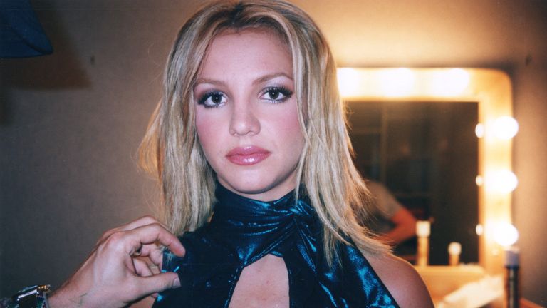 The New York Times presents Framing Britney Spears. Assistant and friend Felicia Culotta captures a behind the scenes picture from the Lucky music video in 2000. Pic: FX Networks