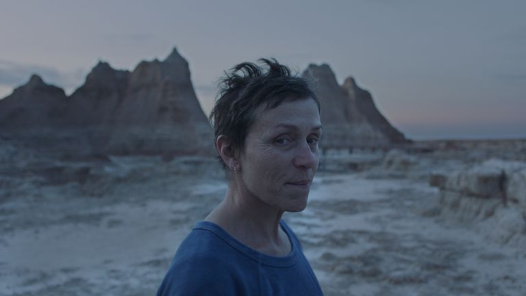 Frances McDormand in Nomadland. Pic: Searchlight Pictures