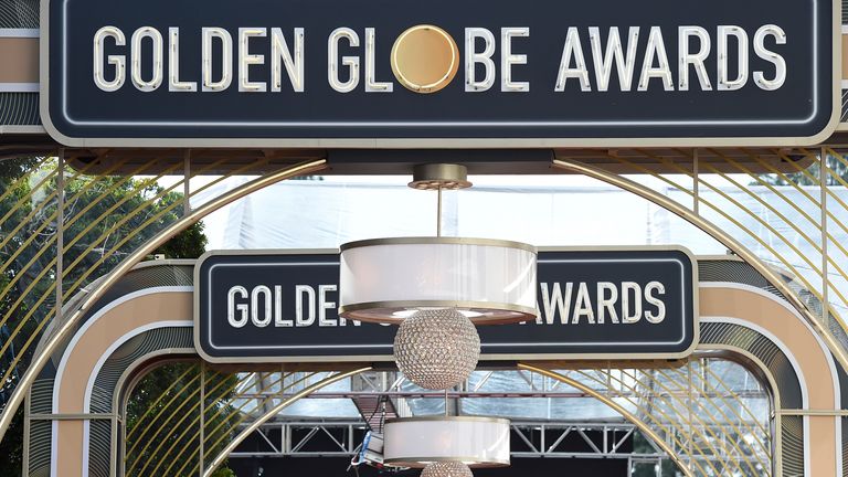 The Golden Globes are being held virtually this year because of the pandemic 