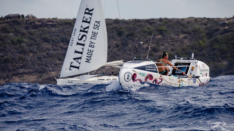 Jasmine Harrison, la plus jeune femme à avoir traversé l'océan Atlantique en solo.  Pic: Campagnes de l'Atlantique / Penny Bird