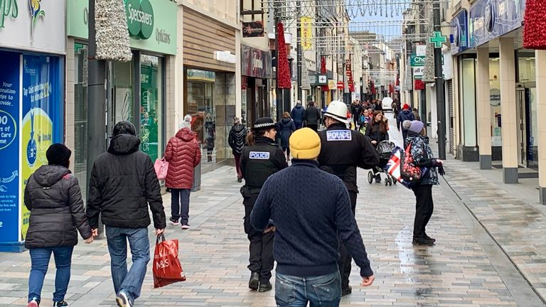 Shoppers in Douglas enjoying normal life again after the lifting of restrictions in the Isle of Man