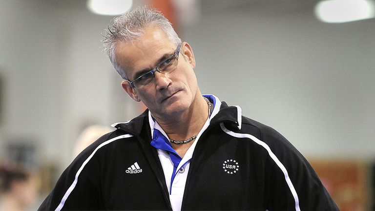 Gymnastics coach John Geddert pictured in 2011