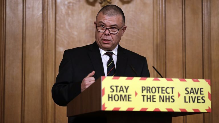 Deputy Chief Medical Officer for England Professor Jonathan Van Tam during a media briefing in Downing Street, London, on coronavirus (COVID-19).
