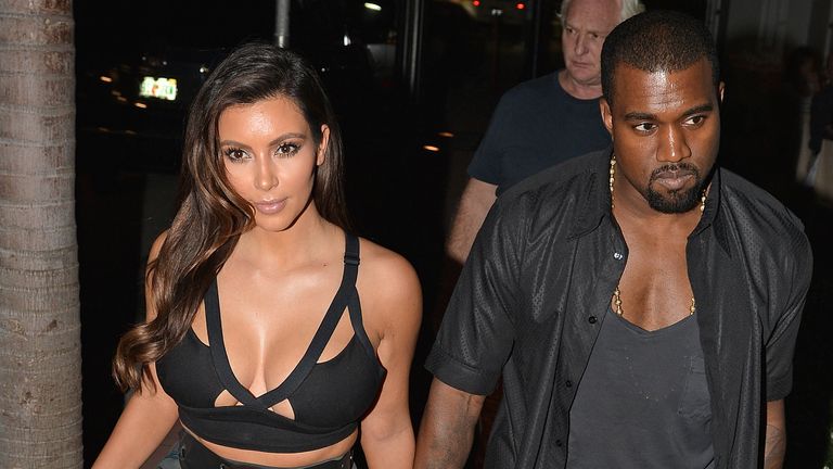 MIAMI BEACH, FL - OCTOBER 14: Kim Kardashian and boyfriend Kanye West enjoyed a quite romantic dinner in a South Beach restaurant on October 14, 2012 in Miami Beach, Florida. Credit Hoo-Me.com / MediaPunch......People:  Kim Kardashian_Kanye West....Transmission Ref:  FLXX..                                                                                                                                                                                                                                                                                                                                                                                                                                                                                                                                                                                                                                                     