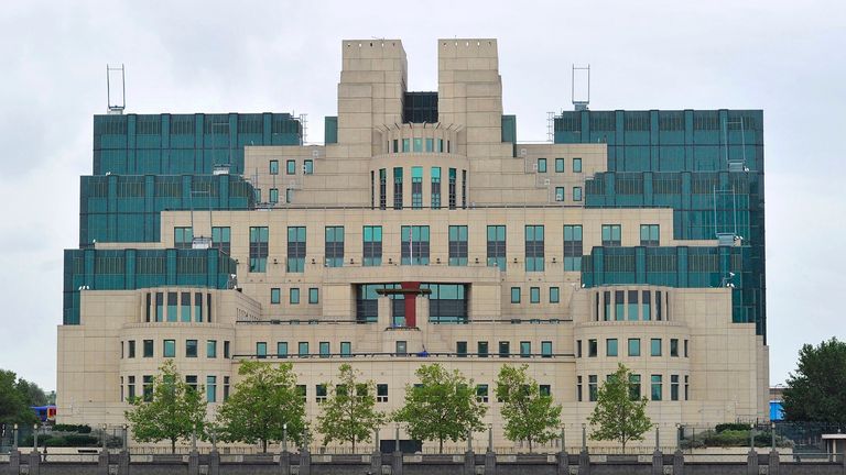 LGBT+ people were banned from working for intelligence services like MI6 (pictured) until 1991