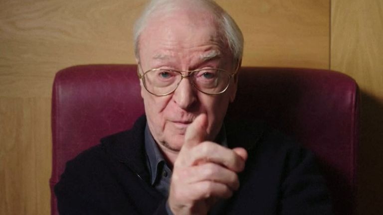 Sir Michael Caine appears in an NHS vaccine campaign advert