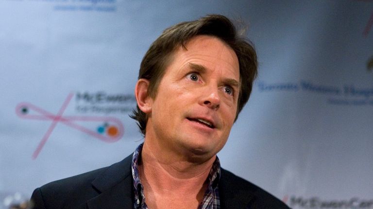 Actor Michael J Fox was diagnosed with Parkinson&#39;s when he was 29 Pic: AP