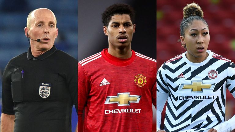 Mike Dean, Marcus Rashford and Lauren James have all been recent victims of abuse on social media