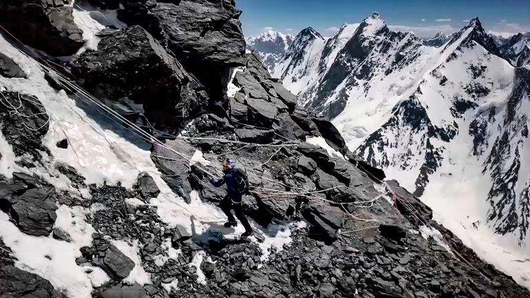 In 2008, 11 climbers died in a single day trying to scale K2 in what became the deadliest mountaineering accidents ever. Pic:  Red Bull Content Pool /AP images