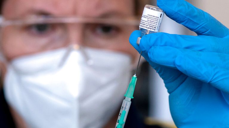 mRNA is the technology behind the Pfizer/BioNTech vaccine. Pic: AP