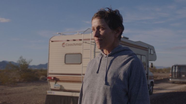 Frances McDormand in Nomadland. Pic: Searchlight Pictures