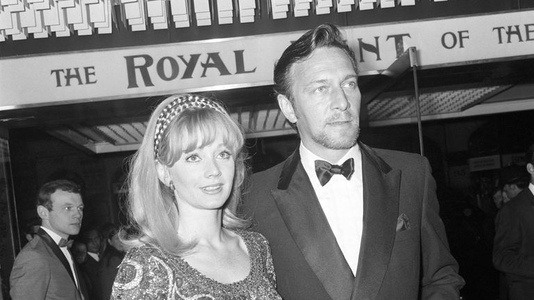 Christopher Plummer and wife Elaine Taylor in 1969