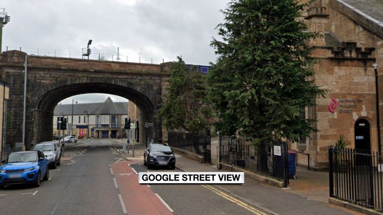 A second incident occurred on Portland Street in the centre of Kilmarnock