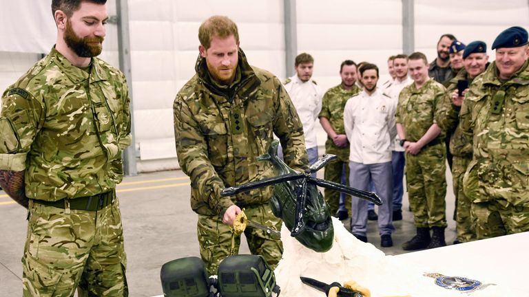 Harry will lose his official royal links with the military