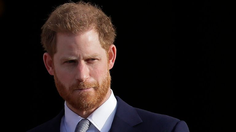 Prince Harry has given a wide-ranging interview to James Corden. Pic: AP