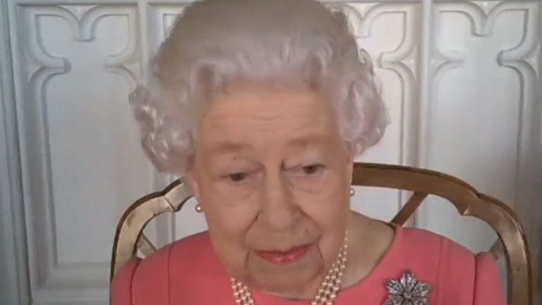 The Queen likened the COVID-19 pandemic to a plague