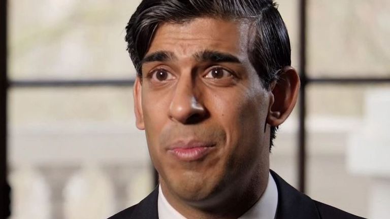 Rishi Sunak says he is cautiously optimistic about economy&#39;s recovery