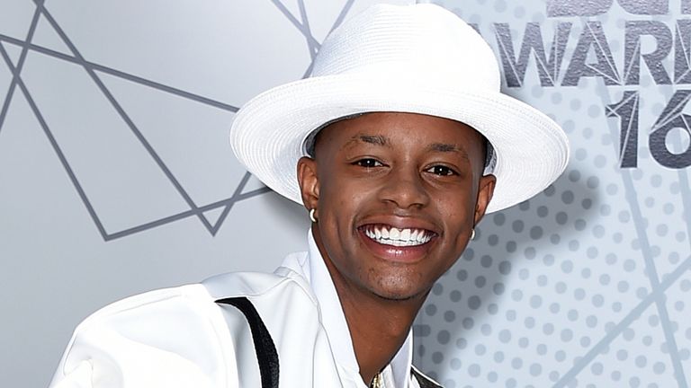 Silento arrives at the BET Awards in Los Angeles in 2016. Pic: Jordan Strauss/Invision/AP