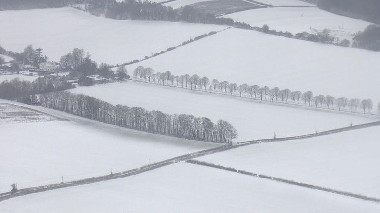 Uk Weather Storm Darcy To Bring More Heavy Snow Across Parts Of The Country Uk News Sky News