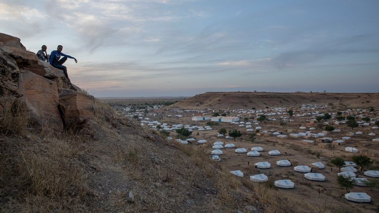 Thousands of people had fled to Ethiopia&#39;s border with Sudan