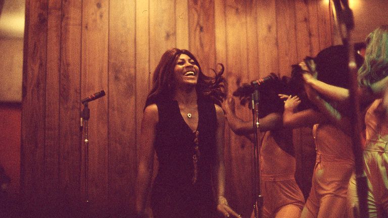 Tina Turner and the Ikettes perform in May 1973. Pic: Altitude