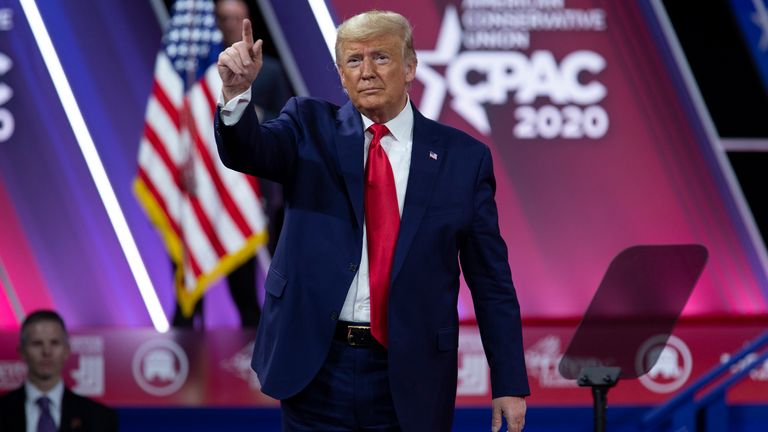 Donald Trump made a splash at last year&#39;s Conservative Political Action Conference. Pic: AP