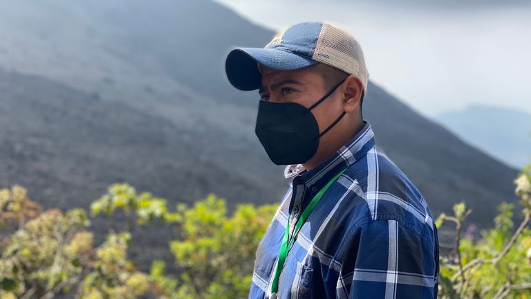 Alexander Rodas says &#39;there&#39;s no chance of survival&#39; if the volcano&#39;s eruptions intensify