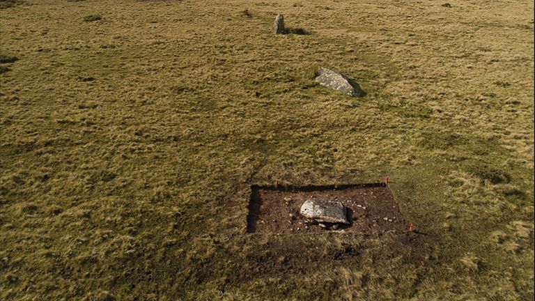 Archaeologists believe the rocks of Stonehenge may have stood at this site in Wales