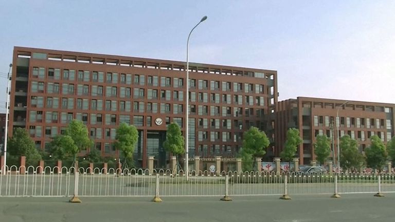 Wideshot of the Wuhan institute of Virology, which the World Health Organisation has not ruled out as part of their investigation into the origins of the coronavirus