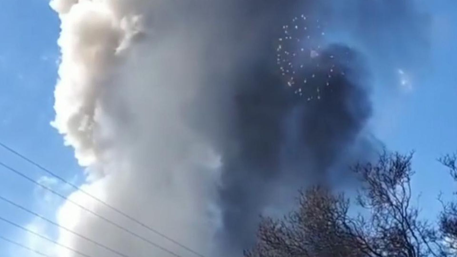 Fireworks explosion at house in California US News Sky News