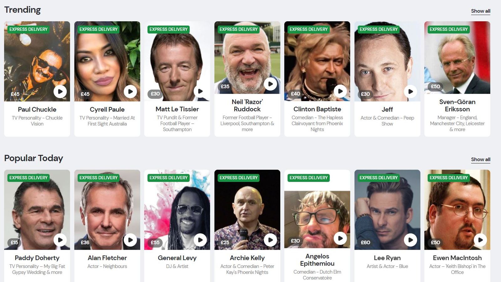 Why more celebrities are selling video messages during pandemic - and