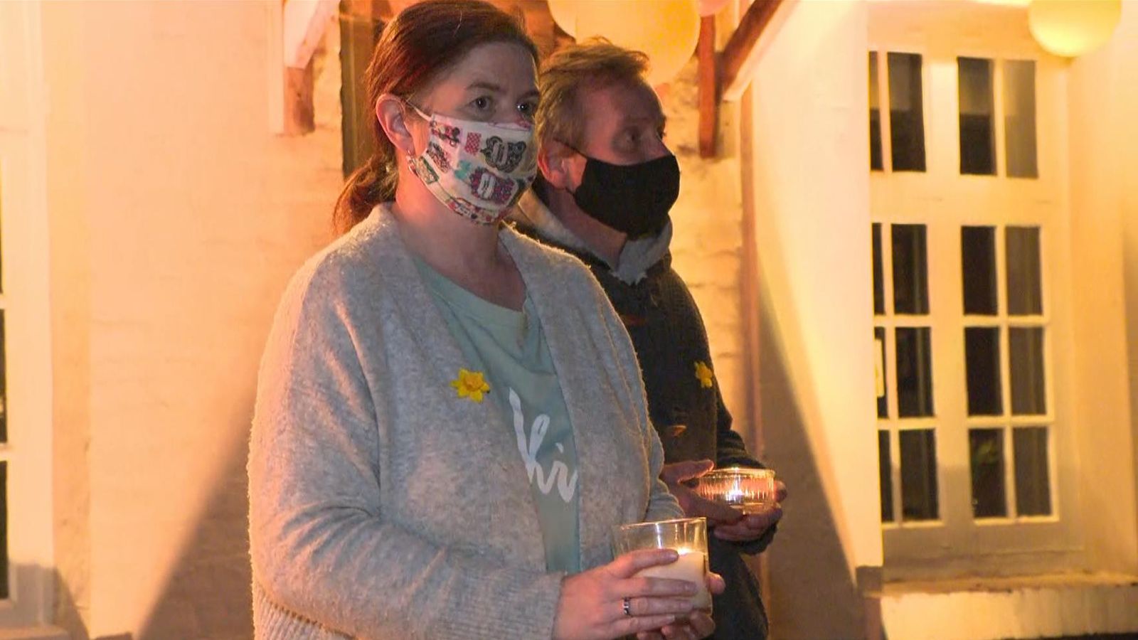 COVID19 People across UK light candles to remember coronavirus