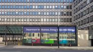 Department for Business, Energy, and Industrial Strategy on Victoria Street, London 27/3/2020