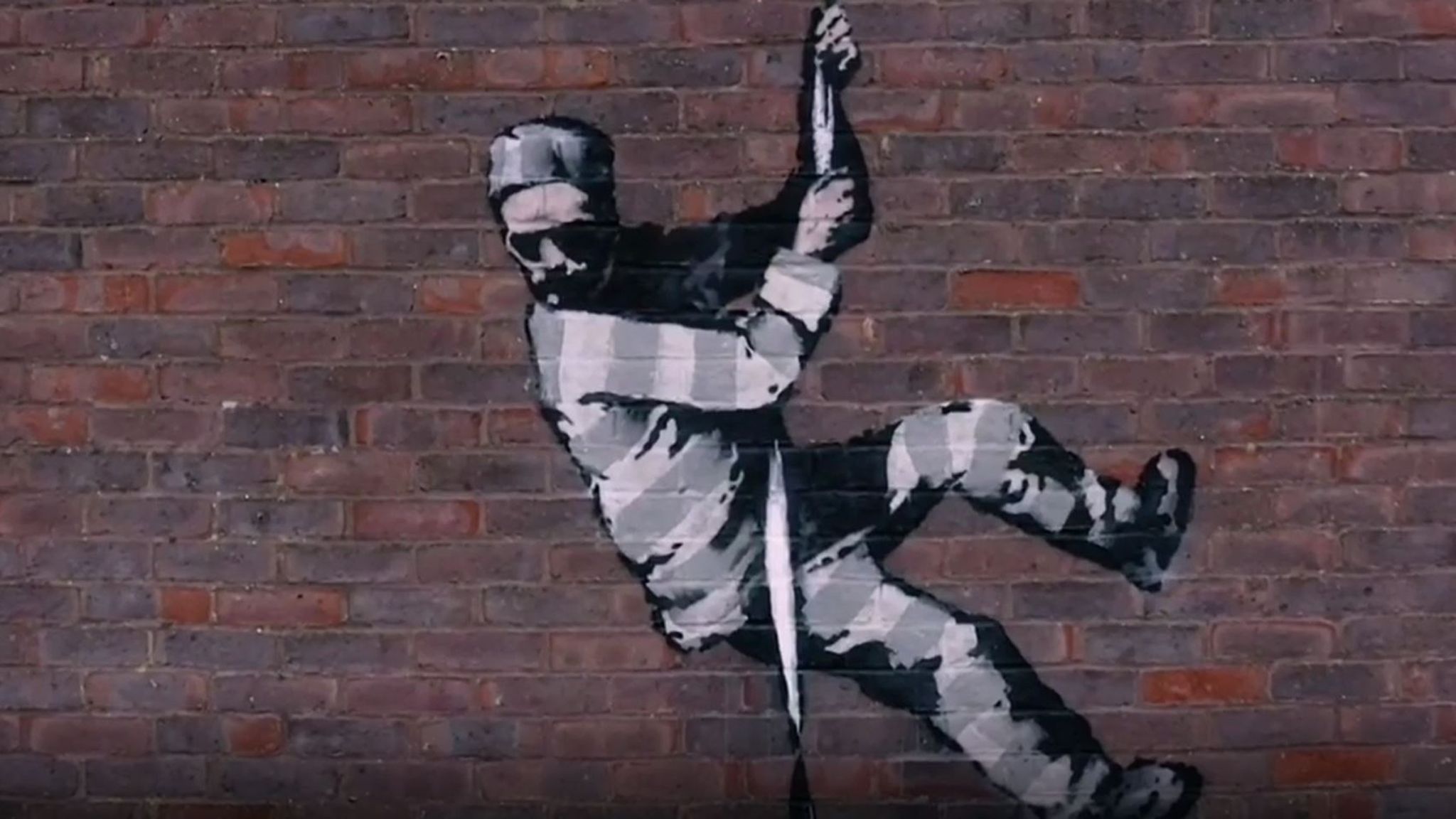 Banksy: Artist admits escaping inmate artwork on former Reading Prison ...