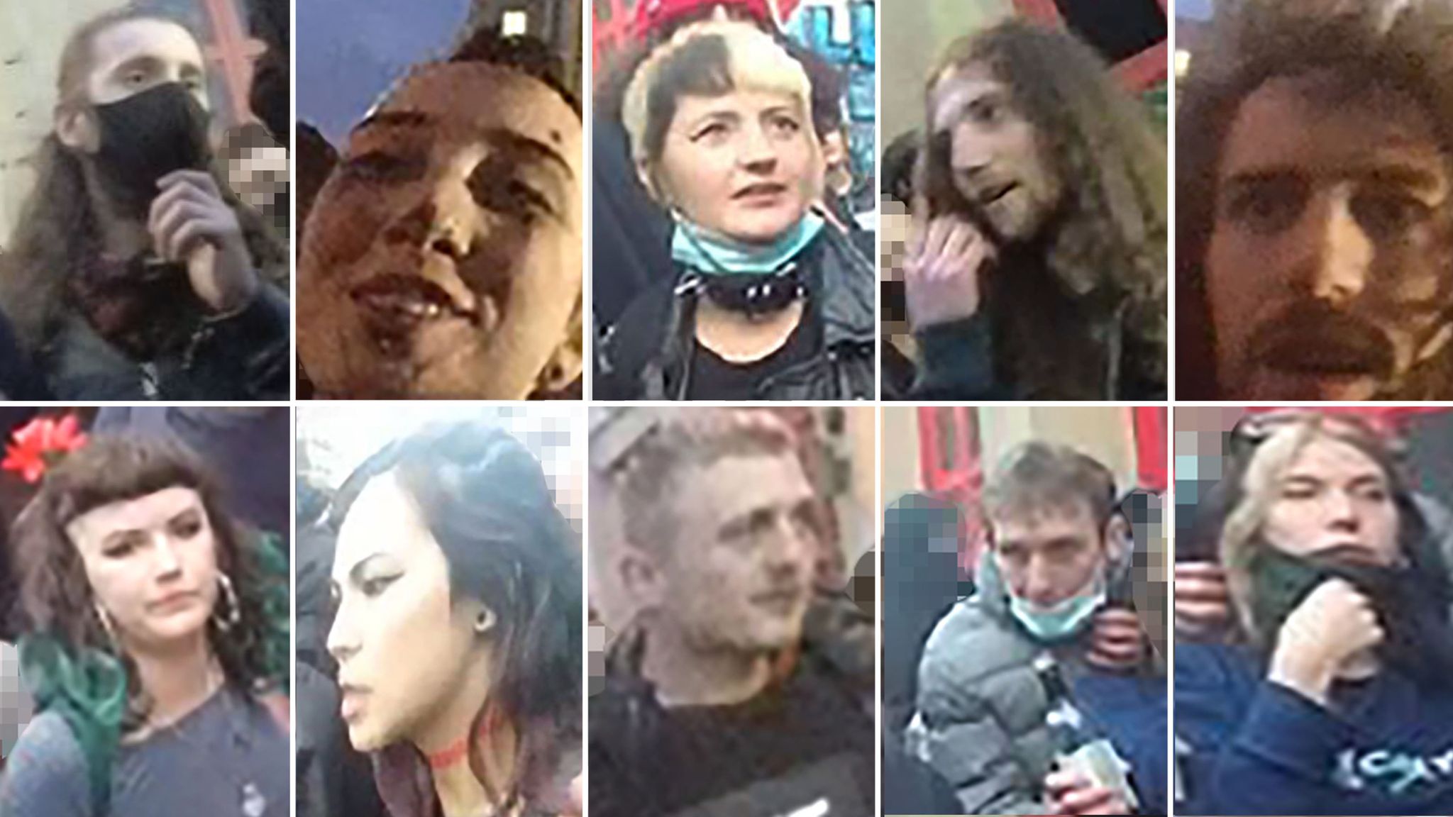 Bristol Violence Police Release Pictures Of 10 Suspects After Disorder Following Kill The Bill 0003