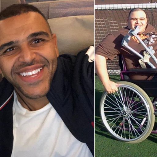'I have a bullet lodged in my back': Shooting survivor left paralysed on how he learnt to walk again