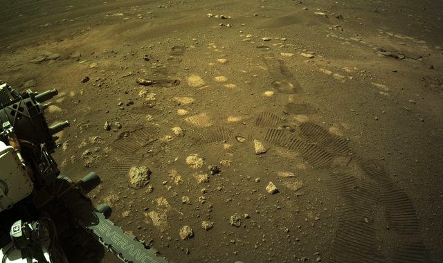 Terry Lander NASA shares first recording of Perseverance rover driving on Mars