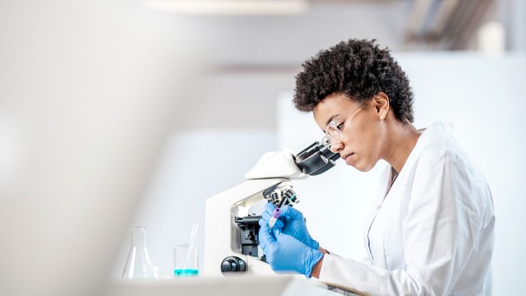 Young Scientist Working in The Laboratory