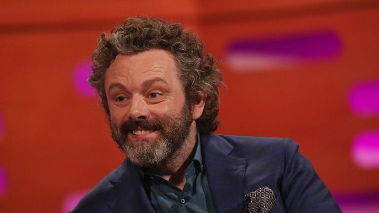 Michael Sheen during the filming for the Graham Norton Show at BBC Studioworks 6 Television Centre, Wood Lane, London, to be aired on BBC One on Friday evening.