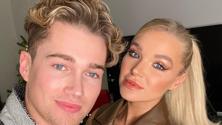 Abbie Quinnen is dating professional dancer AJ Pritchard. Pic: Instagram