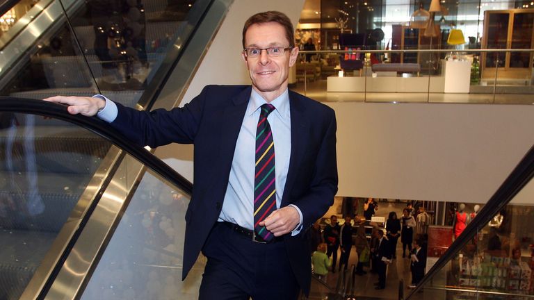 John Lewis managing director Andy Street at the John Lewis store in Westfield Stratford. 18/11/2011